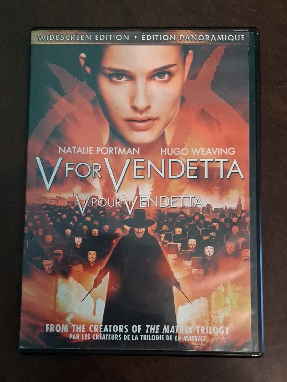 V For Vendetta DVD